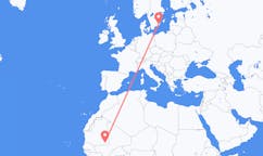 Flüge von Nema, Mauretanien nach Kalmar, Schweden