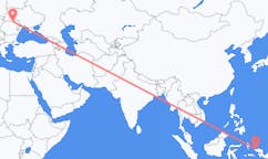 出发地 印度尼西亚索龍目的地 罗马尼亚蘇恰瓦的航班