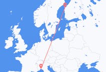 Flights from Genoa, Italy to Vaasa, Finland