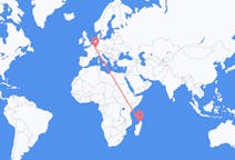 Flights from Nosy Be, Madagascar to Metz, France