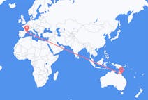 Voli from Cairns, Australia to Gerona, Spagna