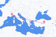 Flyrejser fra Kayseri til Nice
