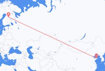 Flights from Yantai, China to Kajaani, Finland