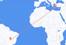 Flyrejser fra Goiânia, Brasilien til Karpathos, Grækenland