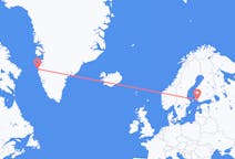 Flyreiser fra Sisimiut, til Åbo