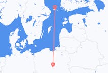 Flyg från Mariehamn, Åland till Lodz, Polen
