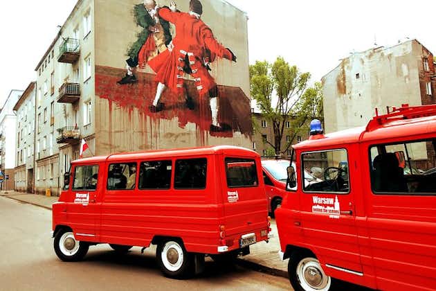 Bak kulissene-tur i Warszawa i en gammeldags minibuss