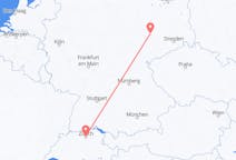 Flyreiser fra Zürich, Sveits til Leipzig, Tyskland