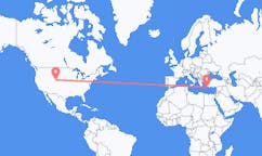 Flyg från Laramie, USA till Rhodes, England, Grekland