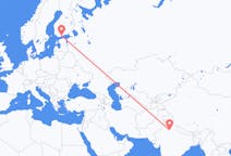 Vluchten van New Delhi, India naar Helsinki, Finland