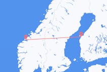 Flights from Molde, Norway to Vaasa, Finland