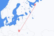 ตั๋วเครื่องบินจากเมืองลวิฟไปยังเมืองArkhangelsk