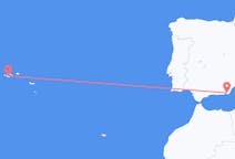 Fly fra Almería til Pico Ø