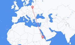 Flights from Shire, Ethiopia to Lublin, Poland