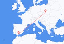 Vluchten van Katowice, Polen naar Malaga, Spanje