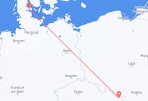 Flyreiser fra Ostrava, Tsjekkia til Sønderborg, Danmark