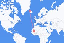 Flights from from Bamako to Reykjavík