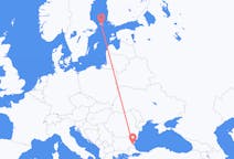 Flights from Burgas, Bulgaria to Mariehamn, Åland Islands