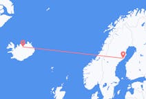 Fly fra Akureyri til Umeå