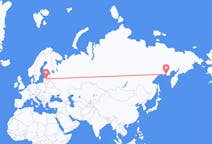 Fly fra Magadan til Riga
