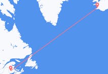 Flights from Fredericton to Reykjavík