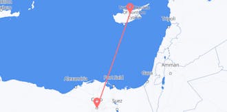 Flyreiser fra Egypt til Kypros