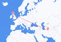 Flyrejser fra Mashhad, Iran til Glasgow, Skotland
