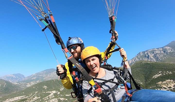 Paragliding Tandem Experience från Dajti Mountain