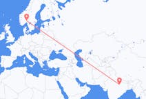 Flyrejser fra Allahabad, Indien til Oslo, Norge