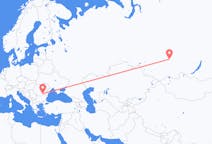 Flights from Krasnoyarsk, Russia to Bucharest, Romania