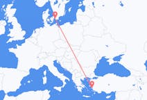 Loty z Samos, Grecja do Malmö, Szwecja