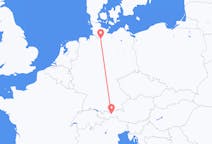 Flyreiser fra Innsbruck, Østerrike til Hamburg, Tyskland