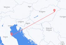 Flüge von Debrecen, Ungarn nach Rimini, Italien