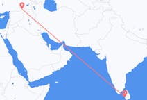 Vluchten van Colombo, Sri Lanka naar Mardin, Turkije