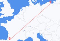 Flights from Pau, Pyrénées-Atlantiques, France to Gdańsk, Poland