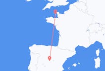 Flyg från Saint Helier till Madrid