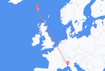 Flights from Genoa to Sørvágur
