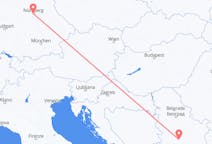 Flyg från Kraljevo, Serbien till Nürnberg, Tyskland
