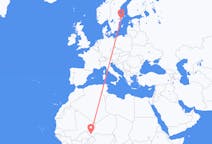 Flyrejser fra Niamey til Stockholm
