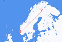 Vluchten van Kolari naar Stavanger