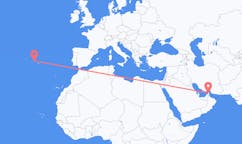 Flights from Ras al-Khaimah, United Arab Emirates to Terceira Island, Portugal