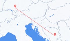 Loty z Sarajewo, Bośnia i Hercegowina z Memmingen, Niemcy