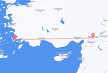 Flyreiser fra Kos, Hellas til Gaziantep, Tyrkia