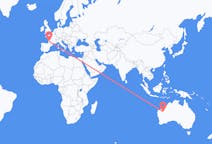 Flüge von Neuer Mann, Australien nach Bordeaux, Frankreich
