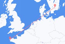 Flights from Brest, France to Växjö, Sweden