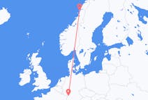 出发地 挪威出发地 桑內舍恩目的地 德国卡尔斯鲁厄的航班