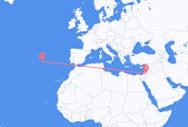Flyrejser fra Amman til Ponta Delgada
