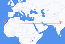 出发地 印度出发地 勒克瑙目的地 西班牙拉斯帕尔马斯的航班