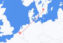 Loty z Växjö, Szwecja do Brukseli, Belgia