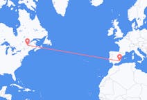 Flyg från Québec, Kanada till Murcia, Spanien